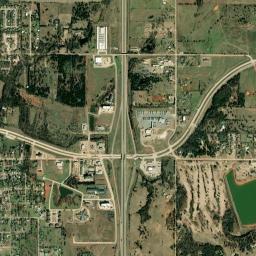 Guthrie, OK, America Satellite Map