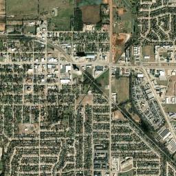 154-198 West Bass Avenue Yukon OK Satellite Map