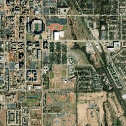 University of Oklahoma Satellite Map