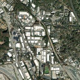 1189-1207 Collier Road Northwest, Atlanta Satellite Map