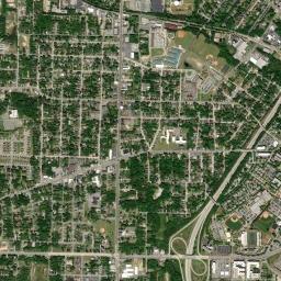 1602 Montpelier Ave, Mercer University, Macon, GA Satellite Map