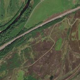 A9, Cairngorms National Park, Newtonmore, Highland PH20, UK High Resolution Satellite Map