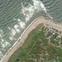 Satellitfoto af Klitmøller