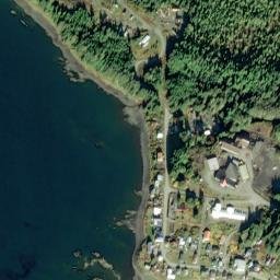 Kake Alaska High Resolution Satellite Map