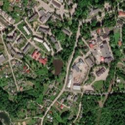 Cesvaine map(satellite map)