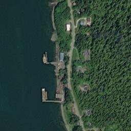 Scow Bay Alaska High Resolution Satellite Map