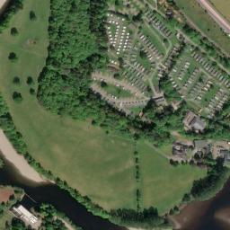 Satellite view of Pitlochry Golf Course