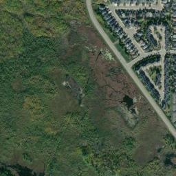 Satellite view of Fort McMurray Golf Club