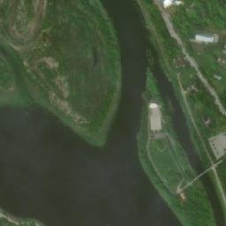 Krustpils map(satellite map)