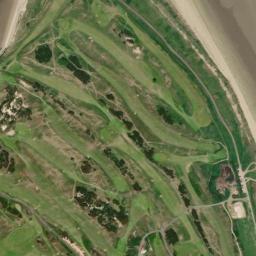 Satellite view of St Andrews West Sands
