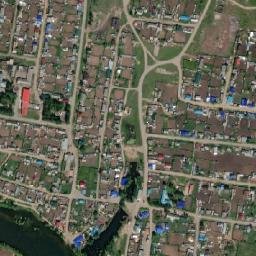 Kazachinskoye map(satellite map)