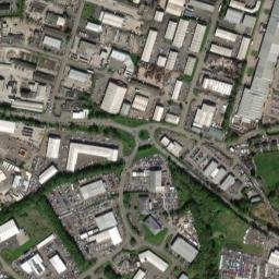 Broadleys Roundabout, Stirling FK7, UK High Resolution Satellite Map