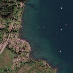 6 Gallanach, Lochgair, Lochgilphead, Argyll and Bute PA31 8SD High Resolution Satellite Map