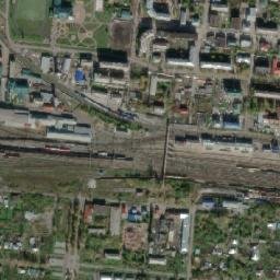 Tayga map(satellite map)