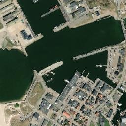 Hvide Sande map(satellite map)