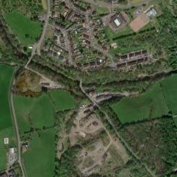 Hallglen map(satellite map)