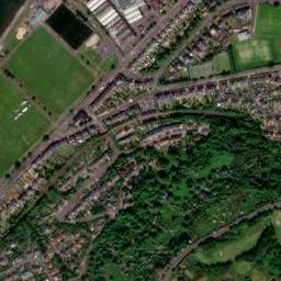 154 Lyle Road, Greenock, Inverclyde PA16 High Resolution Satellite Map