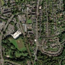 68-93 Station Road, Milngavie, East Dunbartonshire High Resolution Satellite Map