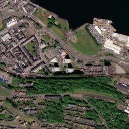 Port Glasgow map(satellite map)
