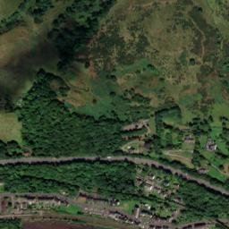 Great Western Road, Glasgow, West Dunbartonshire High Resolution Satellite Map
