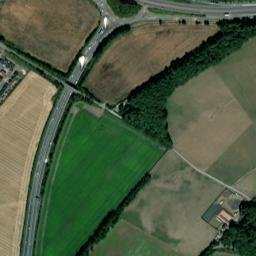 The City of Edinburgh By-Pass, East Lothian, UK High Resolution Satellite Map