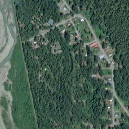 Hyder Alaska High Resolution Satellite Map