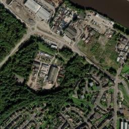 18-20 Blythswood Rd, Renfrew PA4, UK High Resolution Satellite Map