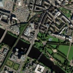 A8, Glasgow, Glasgow City G1, UK High Resolution Satellite Map