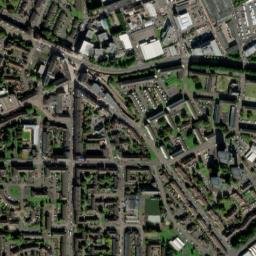 London Road, Glasgow, Glasgow City G40 High Resolution Satellite Map