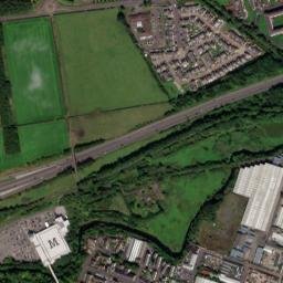 A737, Renfrewshire, UK High Resolution Satellite Map