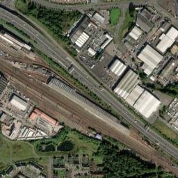 M74, Glasgow, Glasgow City G73, UK High Resolution Satellite Map
