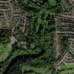 Netherlee Road, Glasgow, East Renfrewshire High Resolution Satellite Map
