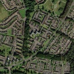 24 Hunters Crescent, East Kilbride, Glasgow High Resolution Satellite Map