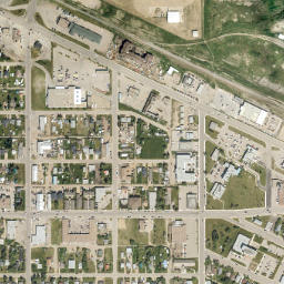 Dawson Creek map(satellite map)