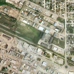 816-842 Alaska Avenue, Dawson Creek, BC High Resolution Satellite Map
