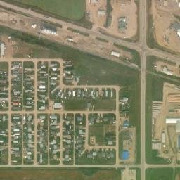 Northern Woods and Water Route, Rycroft High Resolution Satellite Map