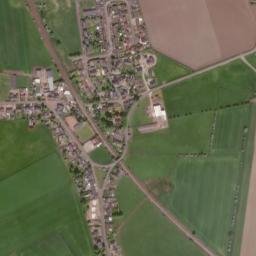 42 Station Road, Thankerton, Biggar, South Lanarkshire High Resolution Satellite Map
