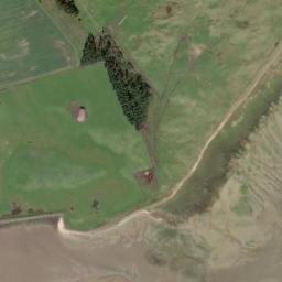 Satellite view of Bamburgh Castle Golf Club