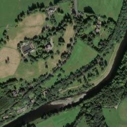 A7, Galashiels, Scottish Borders TD1, UK High Resolution Satellite Map