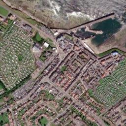Seahouses map(satellite map)