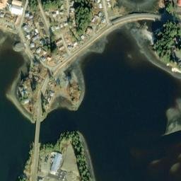 Klawock Alaska High Resolution Satellite Map