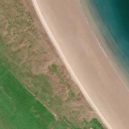 Satellite view of Beadnell Bay South End