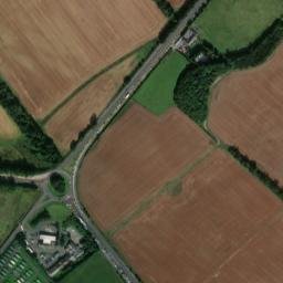 Dutch House Roundabout, Monkton, South Ayrshire KA9, UK High Resolution Satellite Map