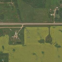 Northern Woods and Water Route, High High Resolution Satellite Map