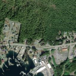 Refuge Cove Alaska High Resolution Satellite Map