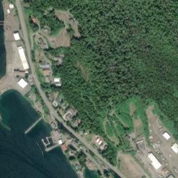 Peninsula Point Alaska High Resolution Satellite Map