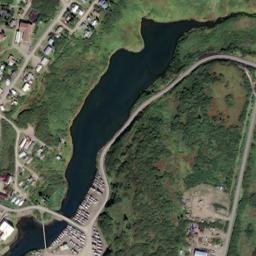Sand Point map(satellite map)