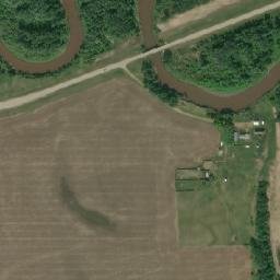 Northern Woods and Water Route, Kinuso High Resolution Satellite Map