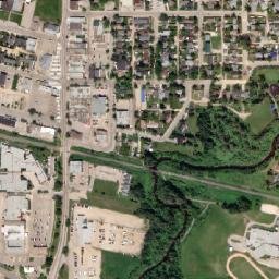 Slave Lake map(satellite map)