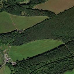 Satellite view of Brunston Castle Golf Club